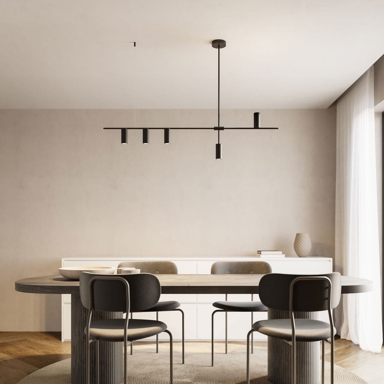 Luvano Hängeleuchte modern Deckenlampe Wohnzimmer