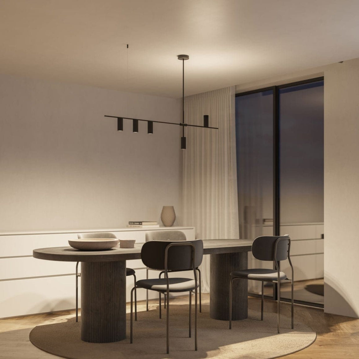 Luvano Hängeleuchte modern Deckenlampe Wohnzimmer