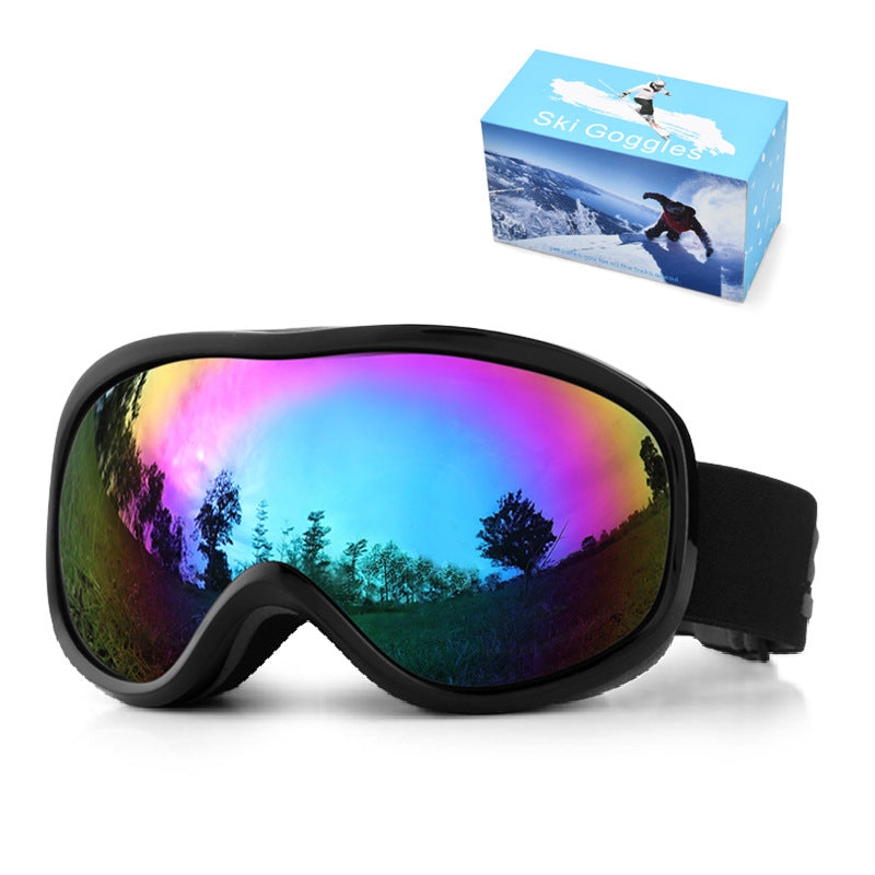 Spherical Anti-Fog Ski Goggles