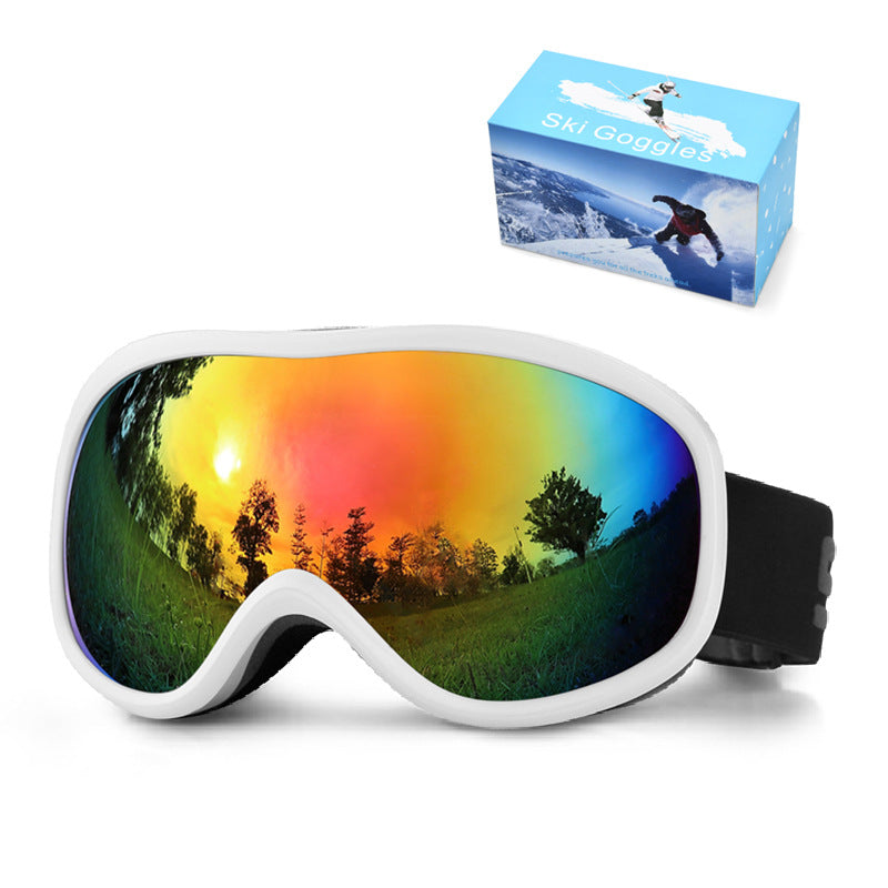 Spherical Anti-Fog Ski Goggles