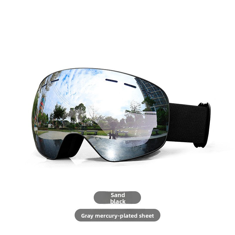 Spherical Anti-Fog Ski Goggles