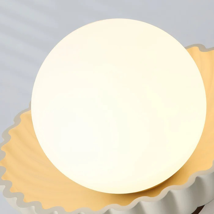Luvano Deckenleuchte Flur Glas Metall Aufbau