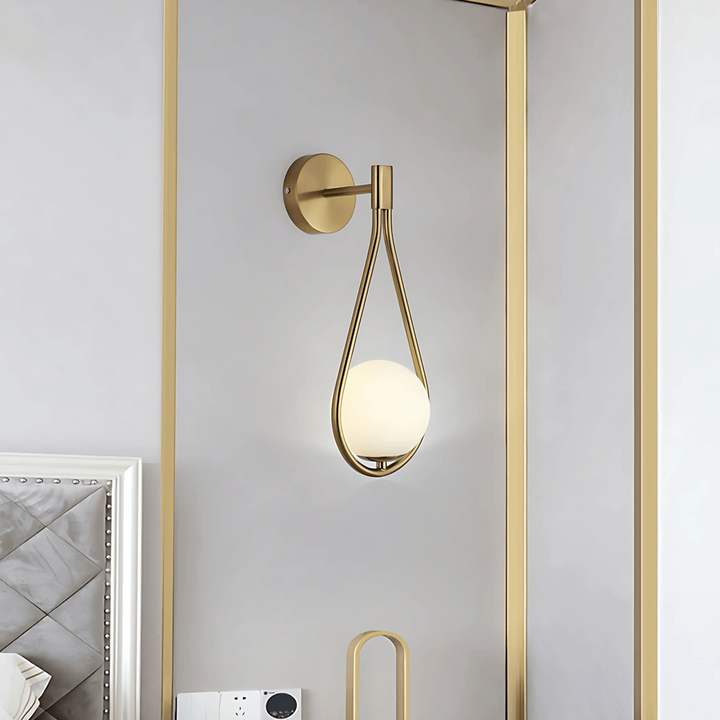 Luvano Droplet Wandleuchte Tropfenform modern