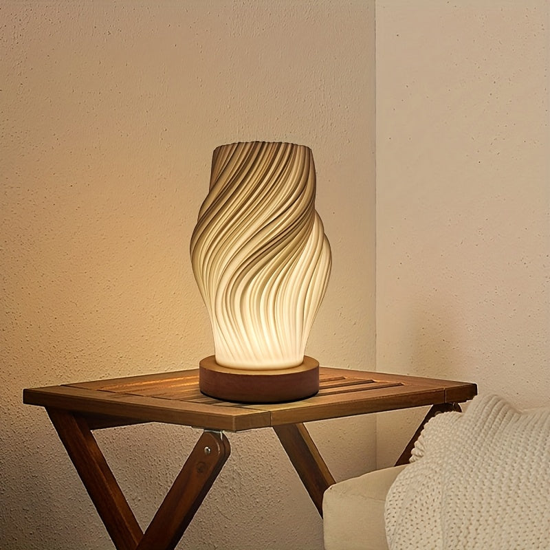 Luvano Tischleuchte Spirale LED dimmbar