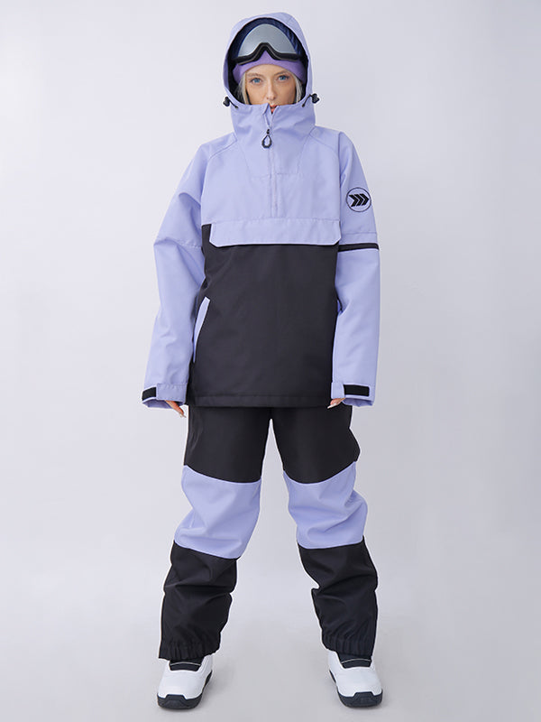Snowverb Alpine Ranger Colorblock Anorak Snowboardjacke für Damen