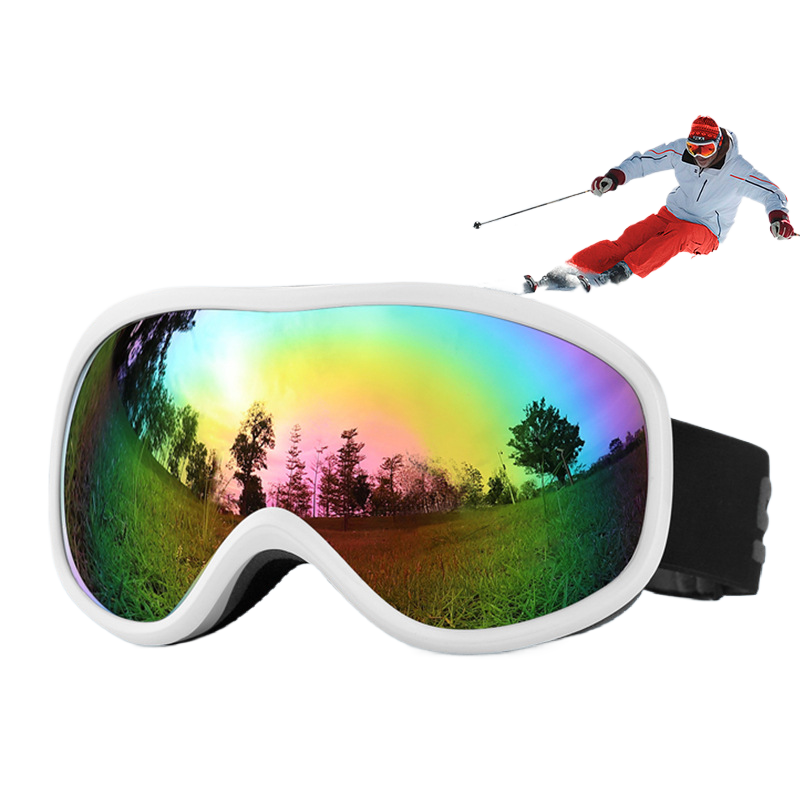 Spherical Anti-Fog Ski Goggles