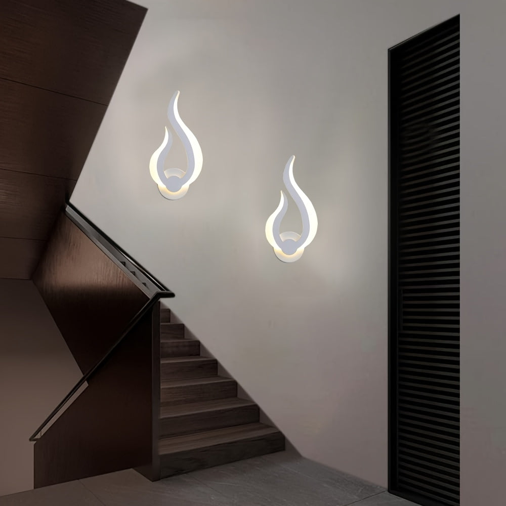 Luvano Wandleuchte Flamme LED warmweiß