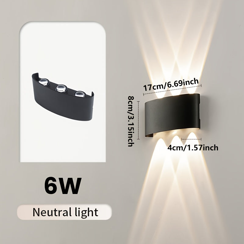 Luvano LED Wandleuchte IP55 Up Down innen außen