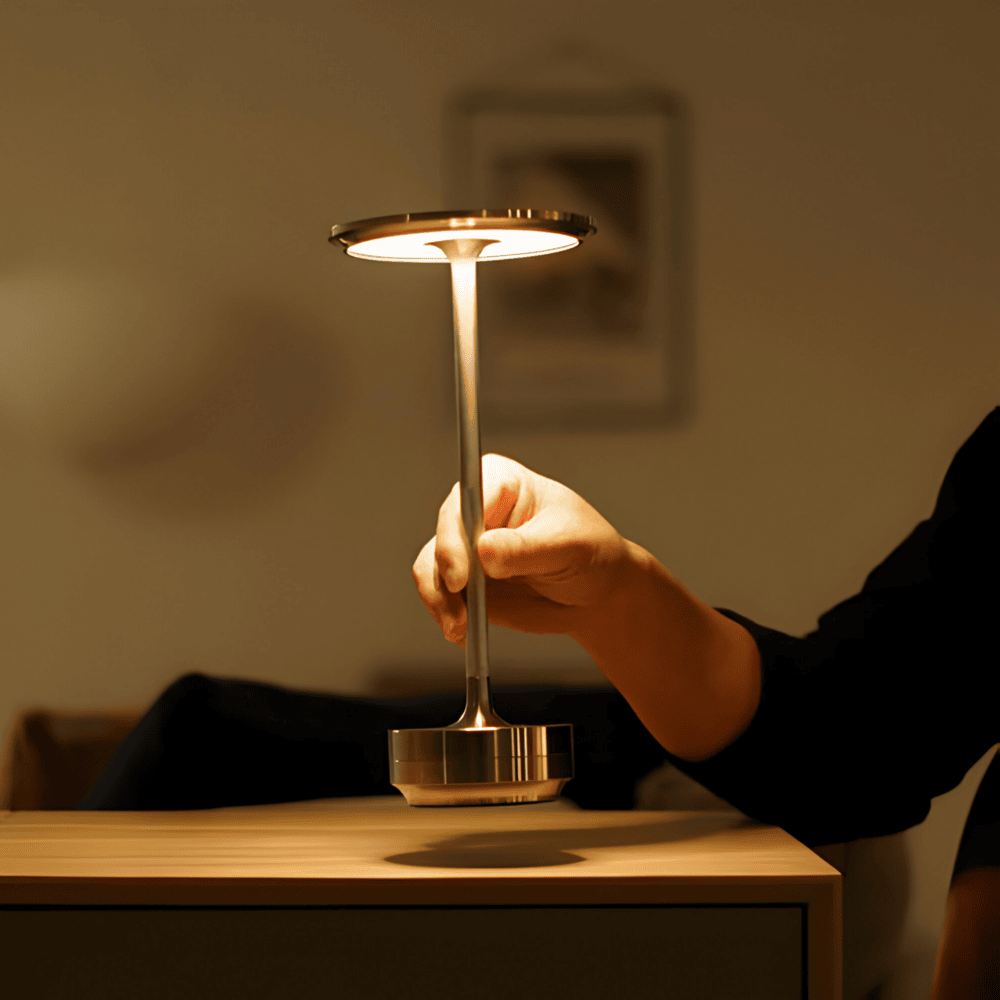 Luvano LED Tischleuchte Akku dimmbar energiesparend