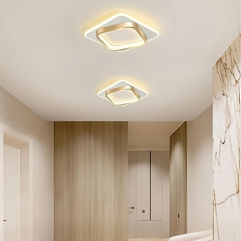 Luvano LED Deckenleuchte eckig geometrisch minimal