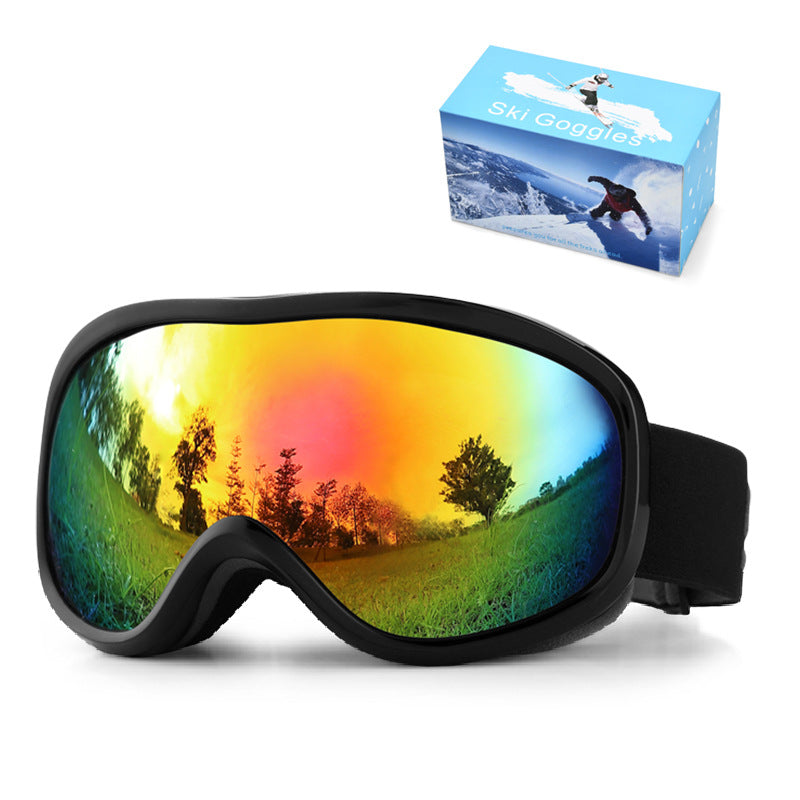 Spherical Anti-Fog Ski Goggles
