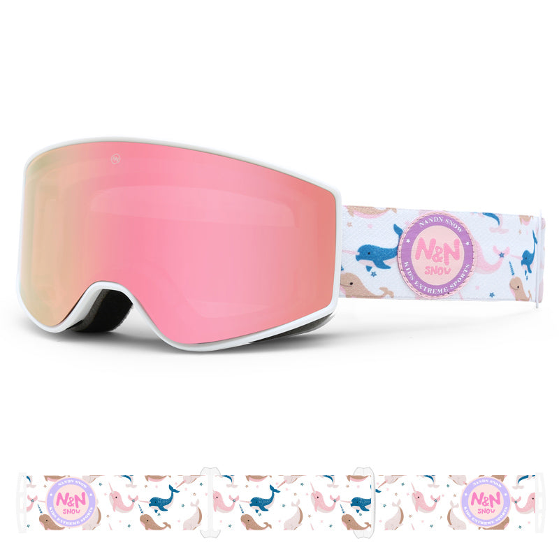Kinder Nandn Unisex Niedliche Tier Ski Snowboard Brille