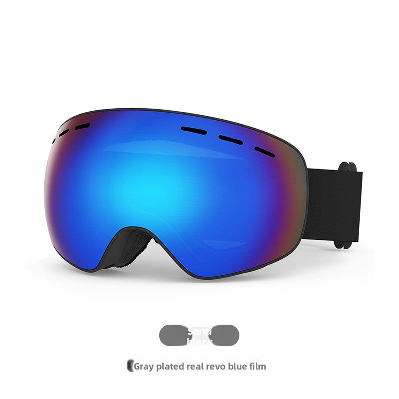 Spherical Anti-Fog Ski Goggles