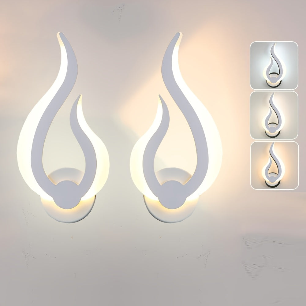 Luvano Wandleuchte Flamme LED warmweiß
