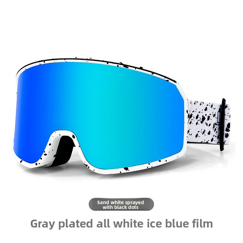 Spherical Anti-Fog Ski Goggles