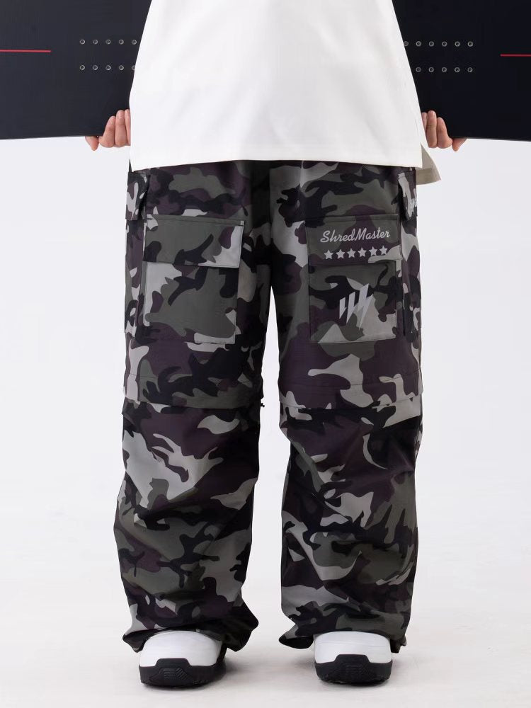 Wild Soul Steeze Shred Master Baggy Street Cargo Skihose / Shorts für Herren