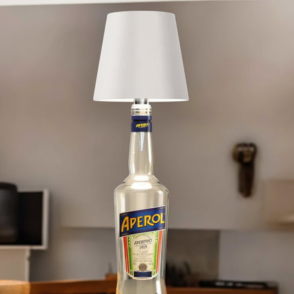 Luvano Tischleuchte Flasche Akku dimmbar