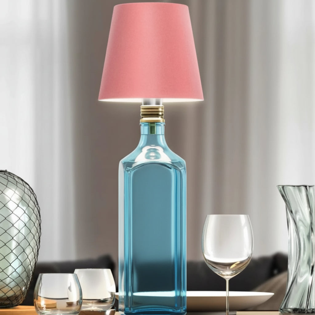 Luvano Tischleuchte Flasche Akku dimmbar