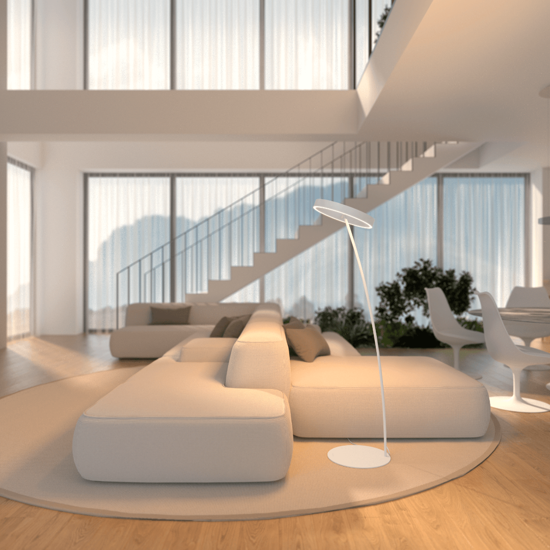 Luvano LED Stehleuchte mit Fernbedienung dimmbar