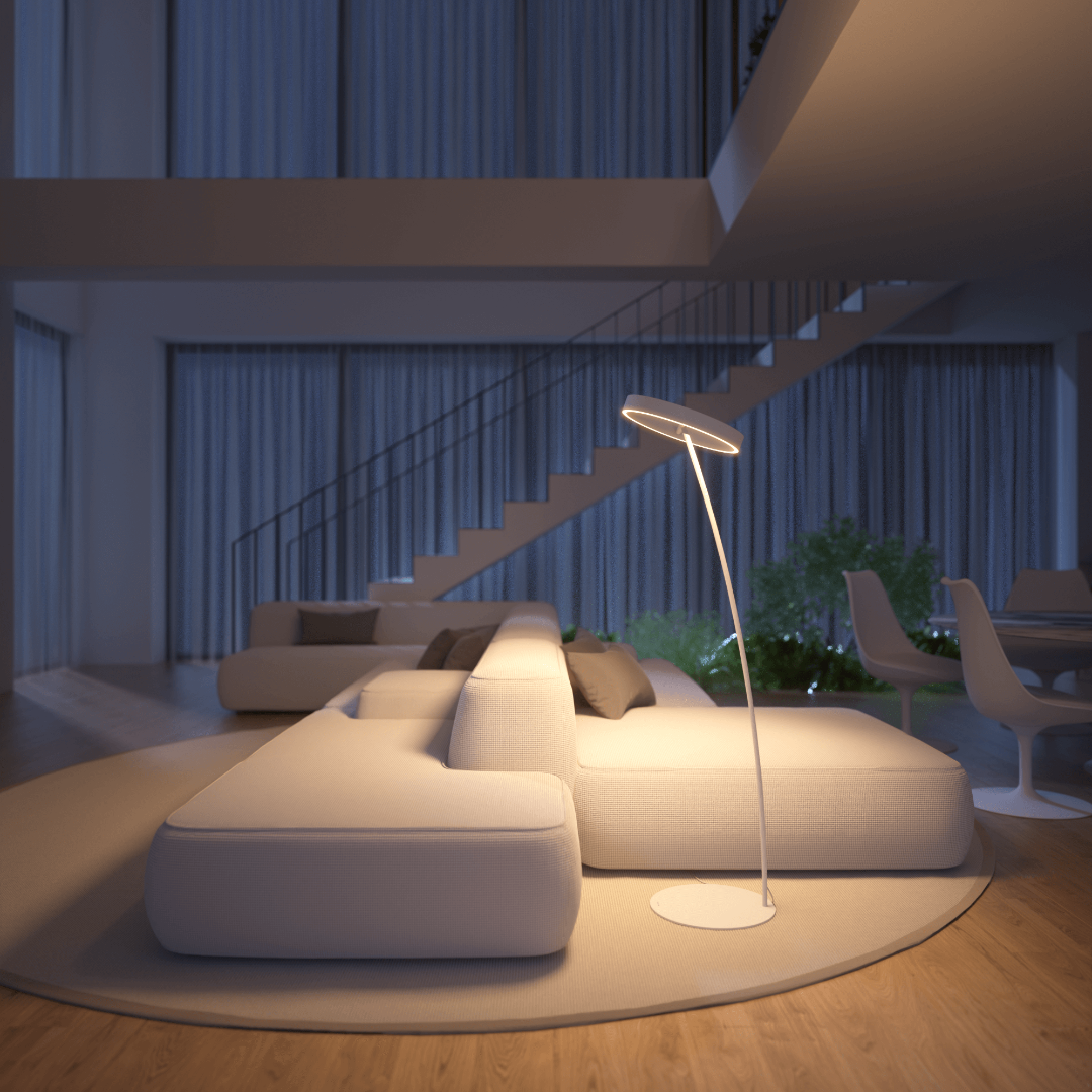 Luvano LED Stehleuchte mit Fernbedienung dimmbar