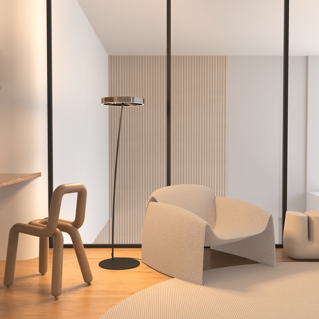 Luvano LED Stehleuchte mit Fernbedienung dimmbar