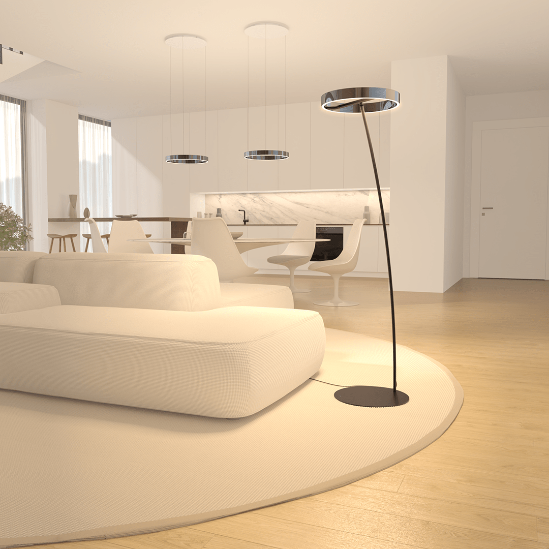 Luvano LED Stehleuchte mit Fernbedienung dimmbar