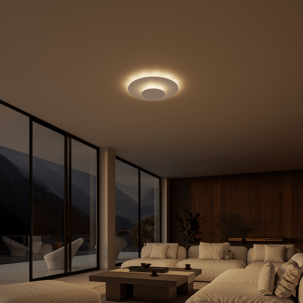 Luvano LED Deckenleuchte rund flach Panel modern