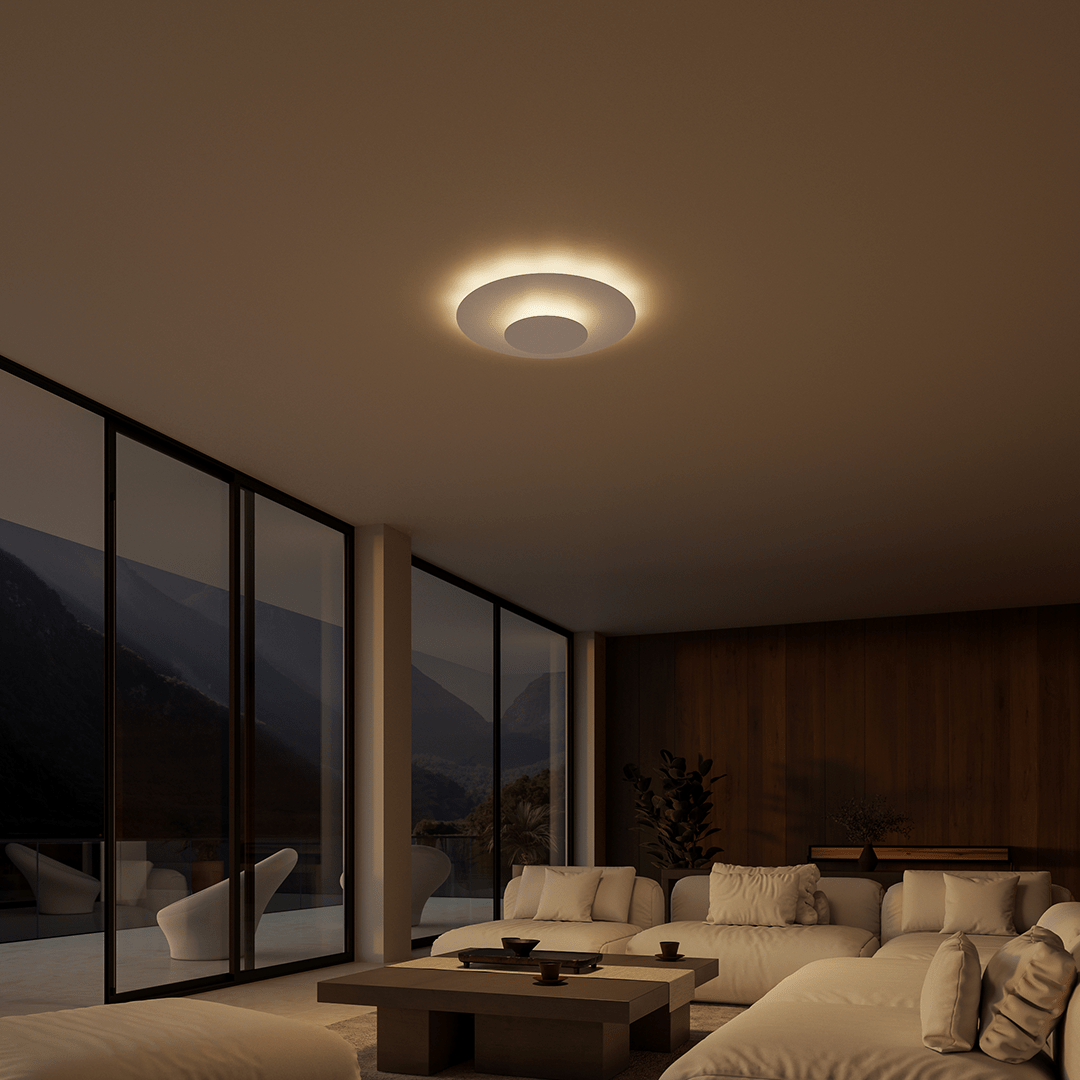 Luvano LED Deckenleuchte rund flach Panel modern