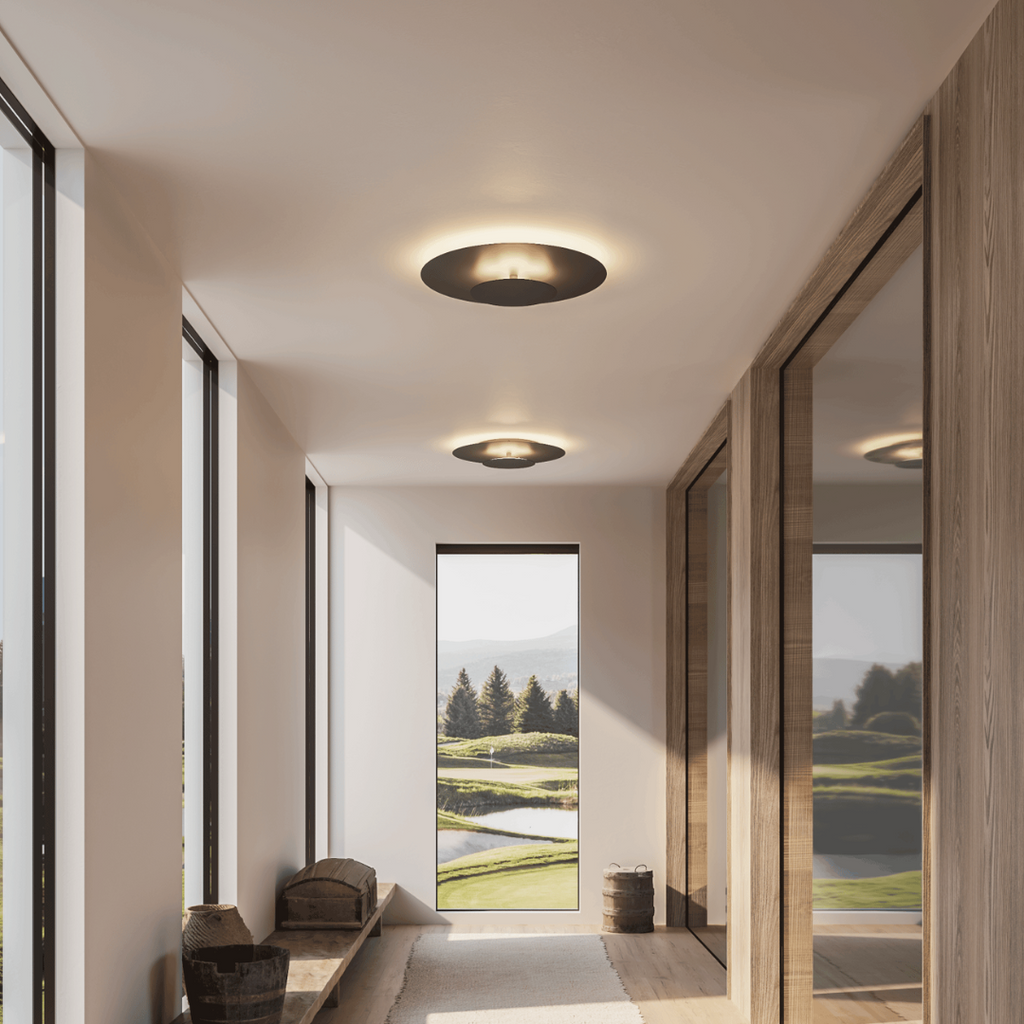 Luvano LED Deckenleuchte rund flach Panel modern