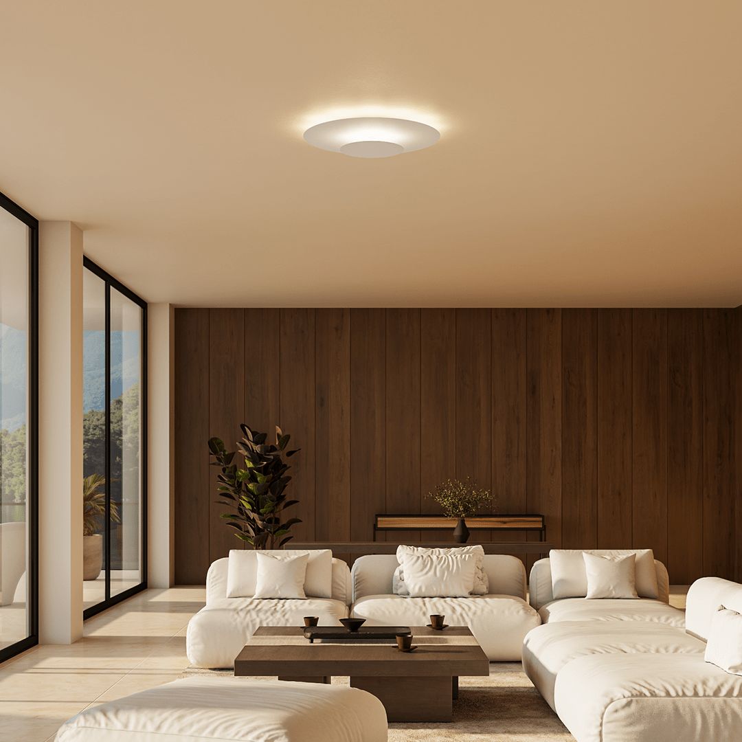 Luvano LED Deckenleuchte rund flach Panel modern