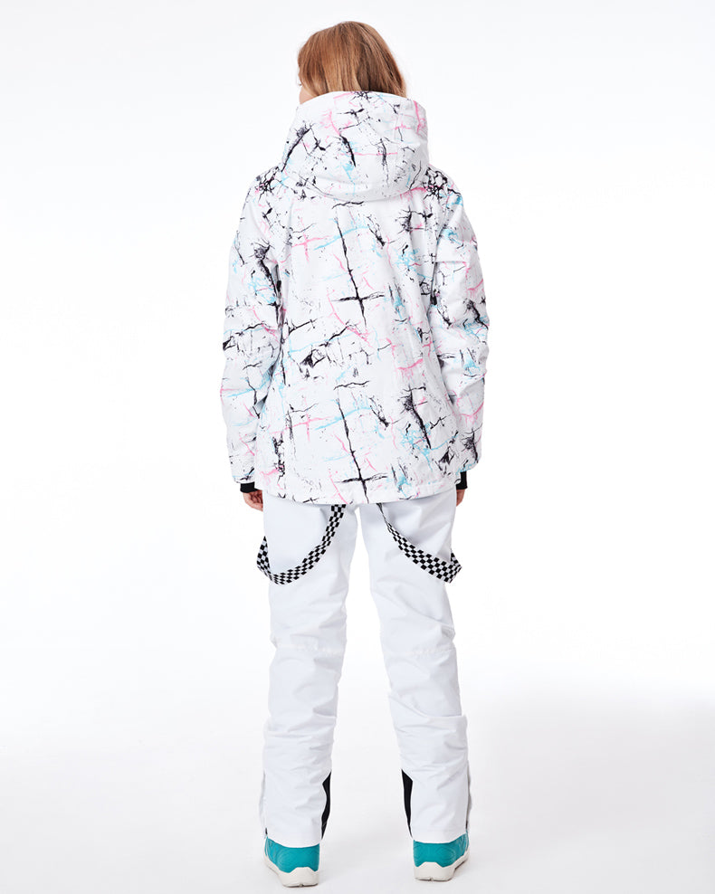 SMN Wintermode Damen-Skianzug „Metropolis“ in leuchtenden Farben – Set aus Jacke und Hose