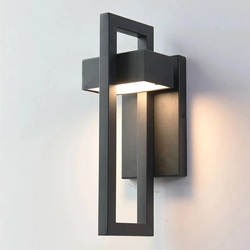 Luvano LED Wandleuchte außen Alu skandinavisch