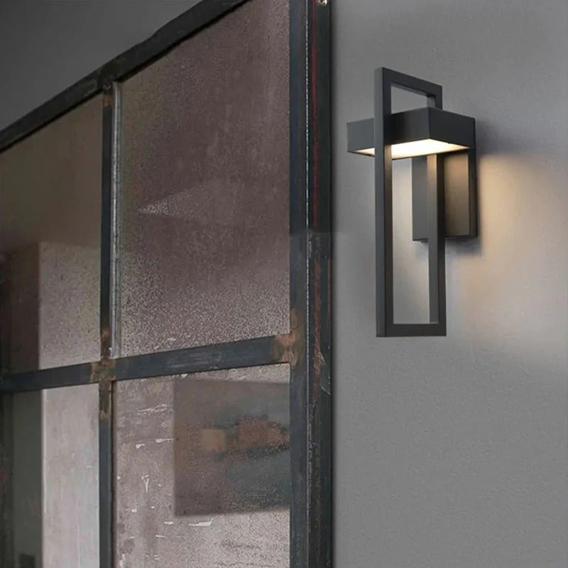 Luvano LED Wandleuchte außen Alu skandinavisch