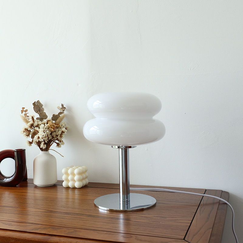 Luvano Tischleuchte Glas Retro Designerleuchte
