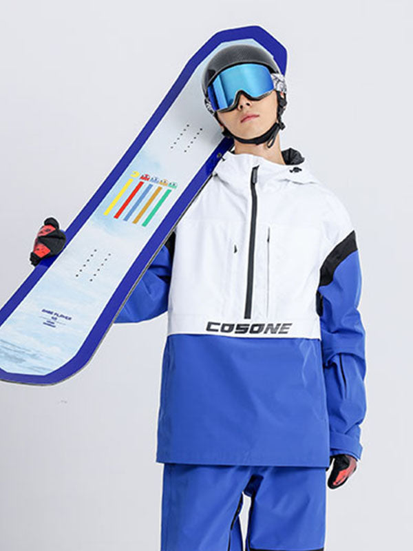 Cosone Powdreamer Colorblock Anorak-Schneejacke für Damen