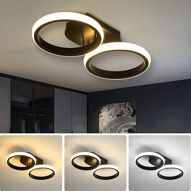 Luvano LED Deckenleuchte modern schlicht flach