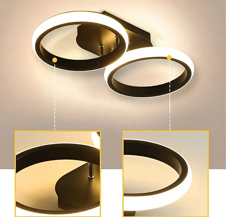 Luvano LED Deckenleuchte modern schlicht flach
