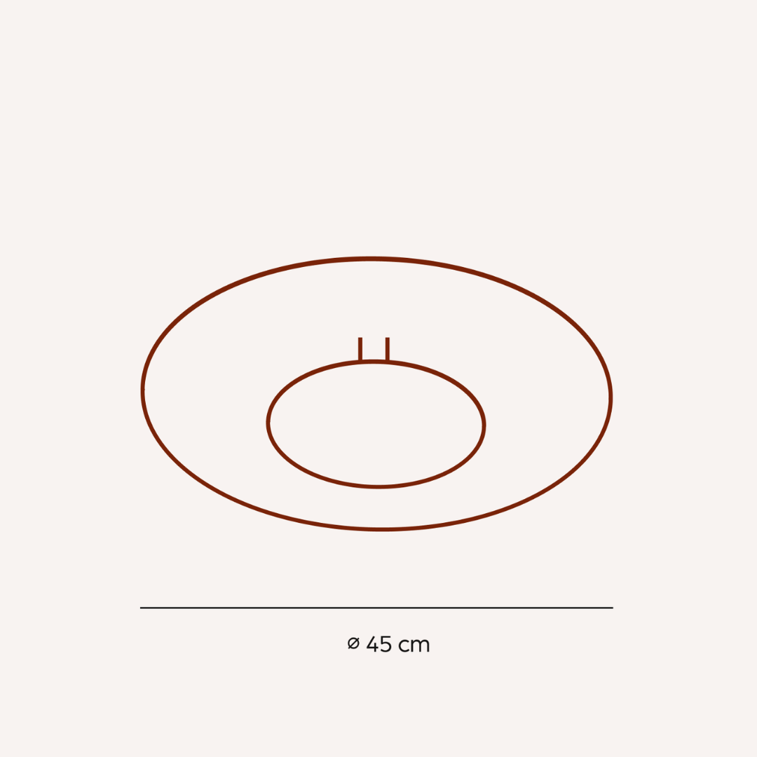Luvano LED Deckenleuchte flach modern Deckenlampe