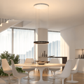 Luvano LED Deckenleuchte Pendel flach modern