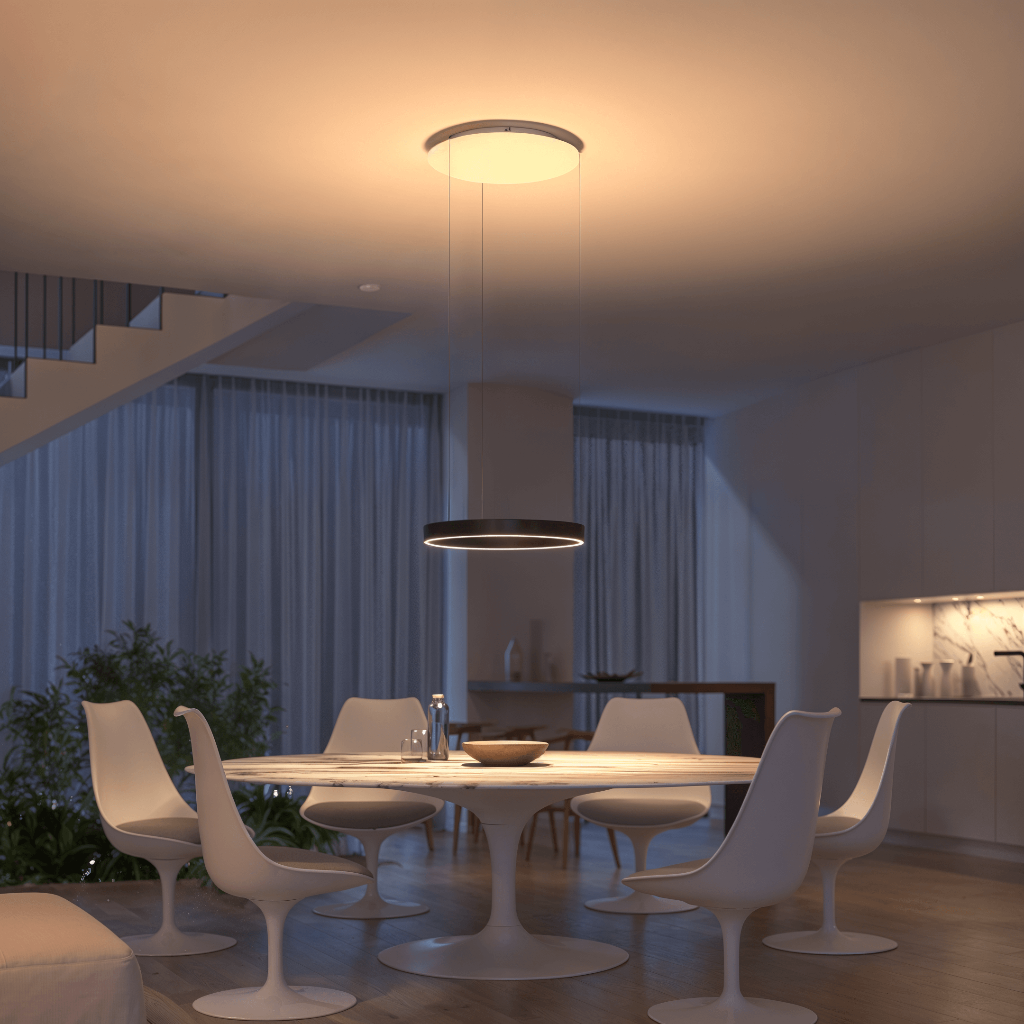 Luvano LED Deckenleuchte Pendel flach modern