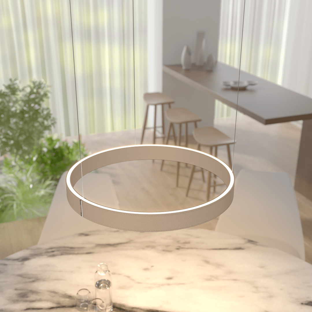 Luvano LED Deckenleuchte Pendel flach modern