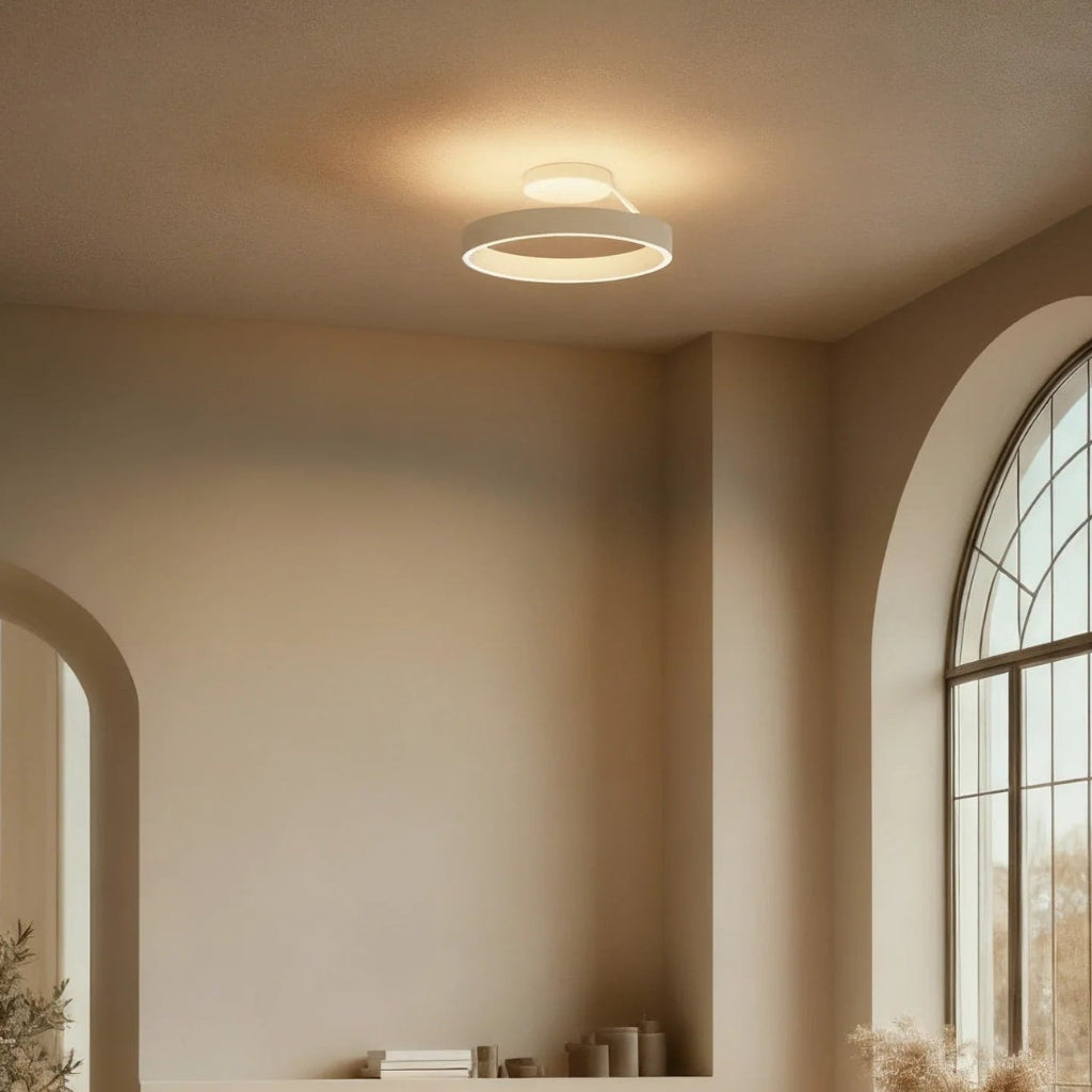 Luvano LED Deckenleuchte rund flach Aufbauleuchte
