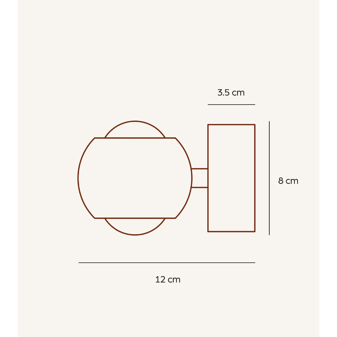 Luvano LED Wandleuchte innen Sconce Akzentlicht