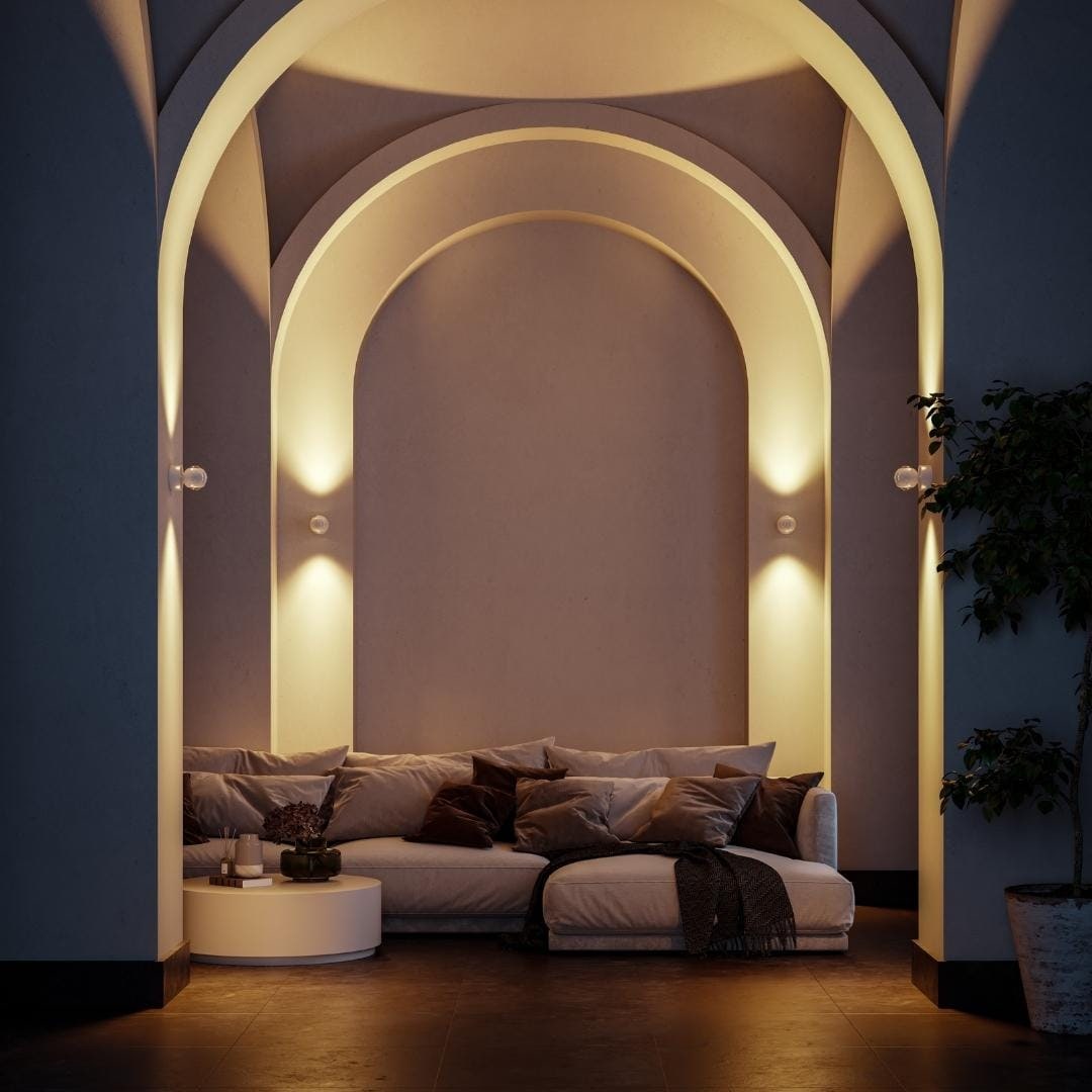 Luvano LED Wandleuchte innen Sconce Akzentlicht