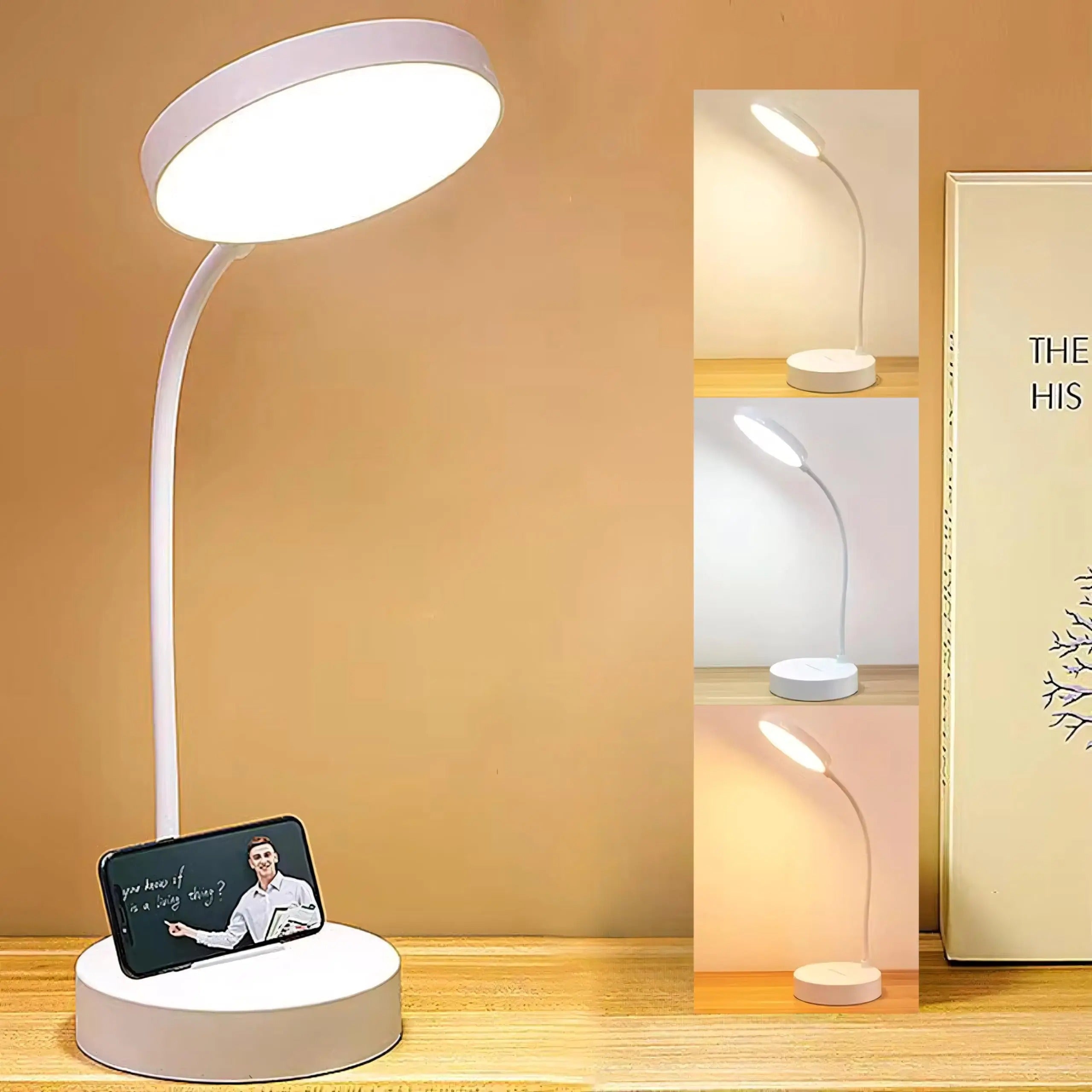 Luvano Tischleuchte LED Schwanenhals USB Leselicht