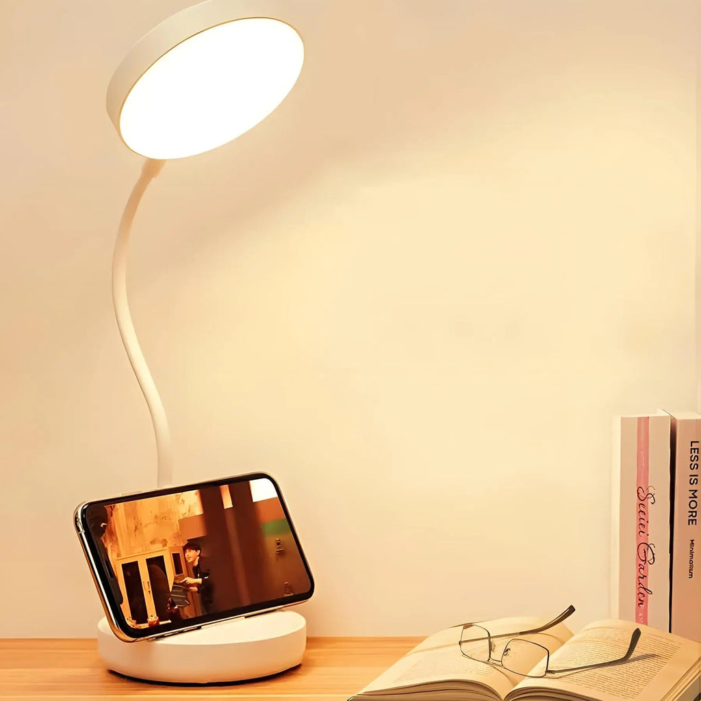 Luvano Tischleuchte LED Schwanenhals USB Leselicht