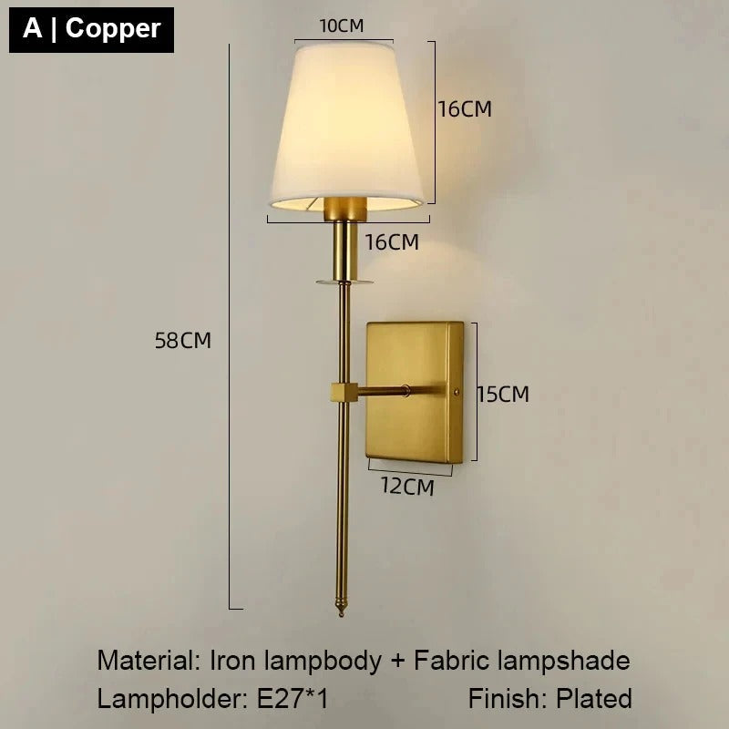 Luvano LED Wandleuchte Nordic elegant Sconce