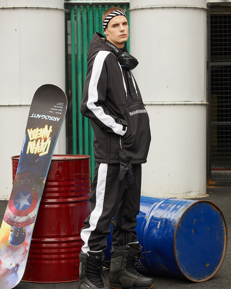 RAWRWAR Damen-Snowboardjacken- und Hosen-Set für junge Mode, Unisex