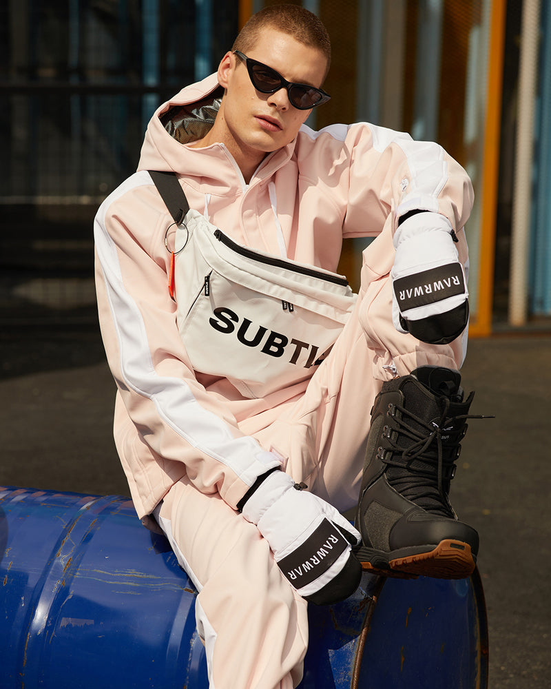 RAWRWAR Damen-Snowboardjacken- und Hosen-Set für junge Mode, Unisex