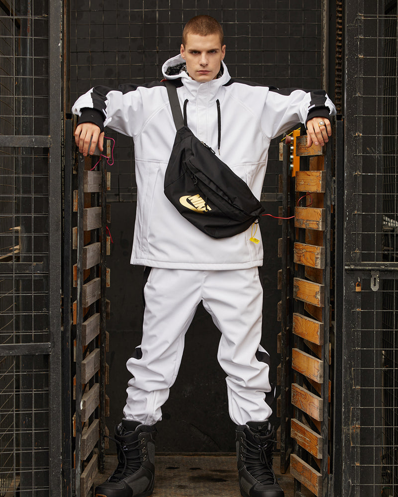 RAWRWAR Damen-Snowboardjacken- und Hosen-Set für junge Mode, Unisex